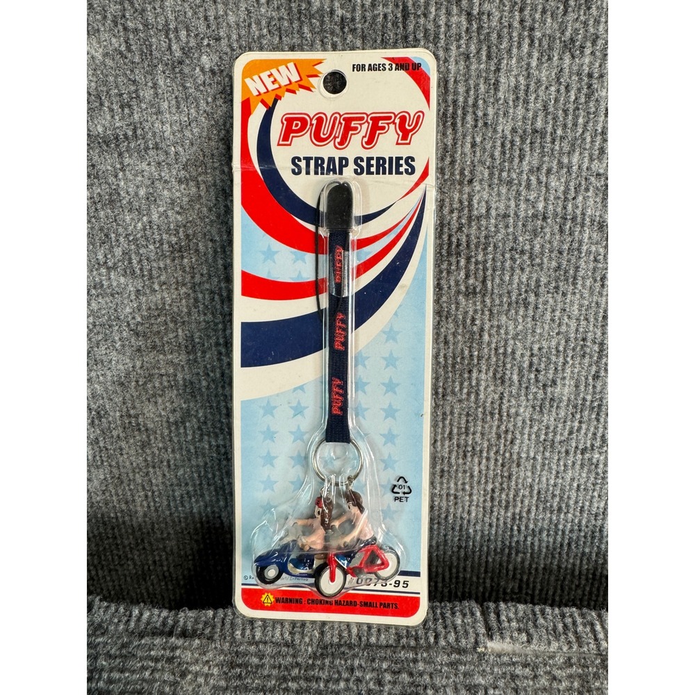 Vintage Puffy AmiYumi Strap Series Scooter Keychain Phone Charm J-Pop 0073-95